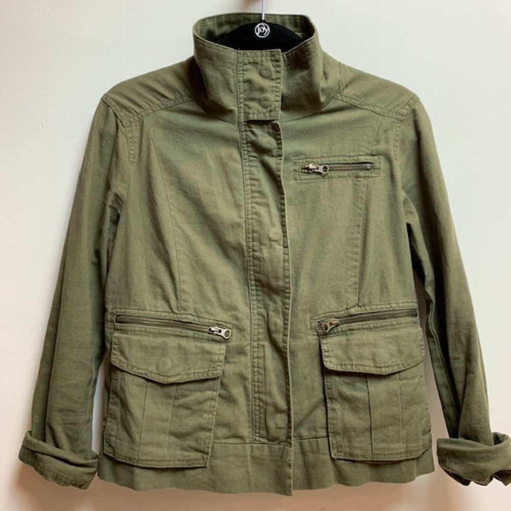 Gap Zip Front Army Jacket - Size XS
